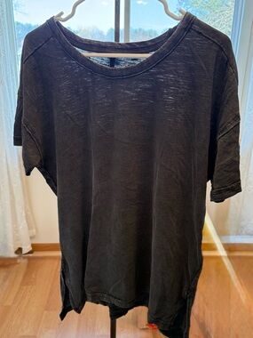 NWOT Pilcro Black Short-Sleeve Tee, Black